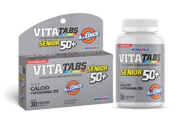 VITATABS SÊNIOR 50+ COM ZINCO 30 Cápsulas