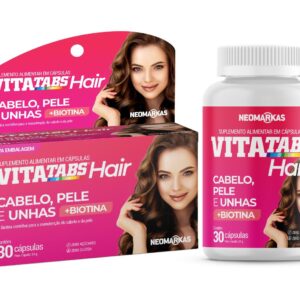 VITATABS HAIR – COM BIOTINA 30 Cápsulas