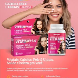 VITATABS HAIR – COM BIOTINA 30 Cápsulas